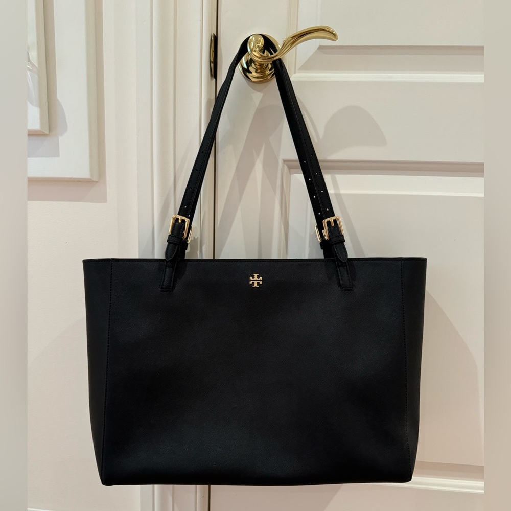 Tory Burch Black York Buckle Tote